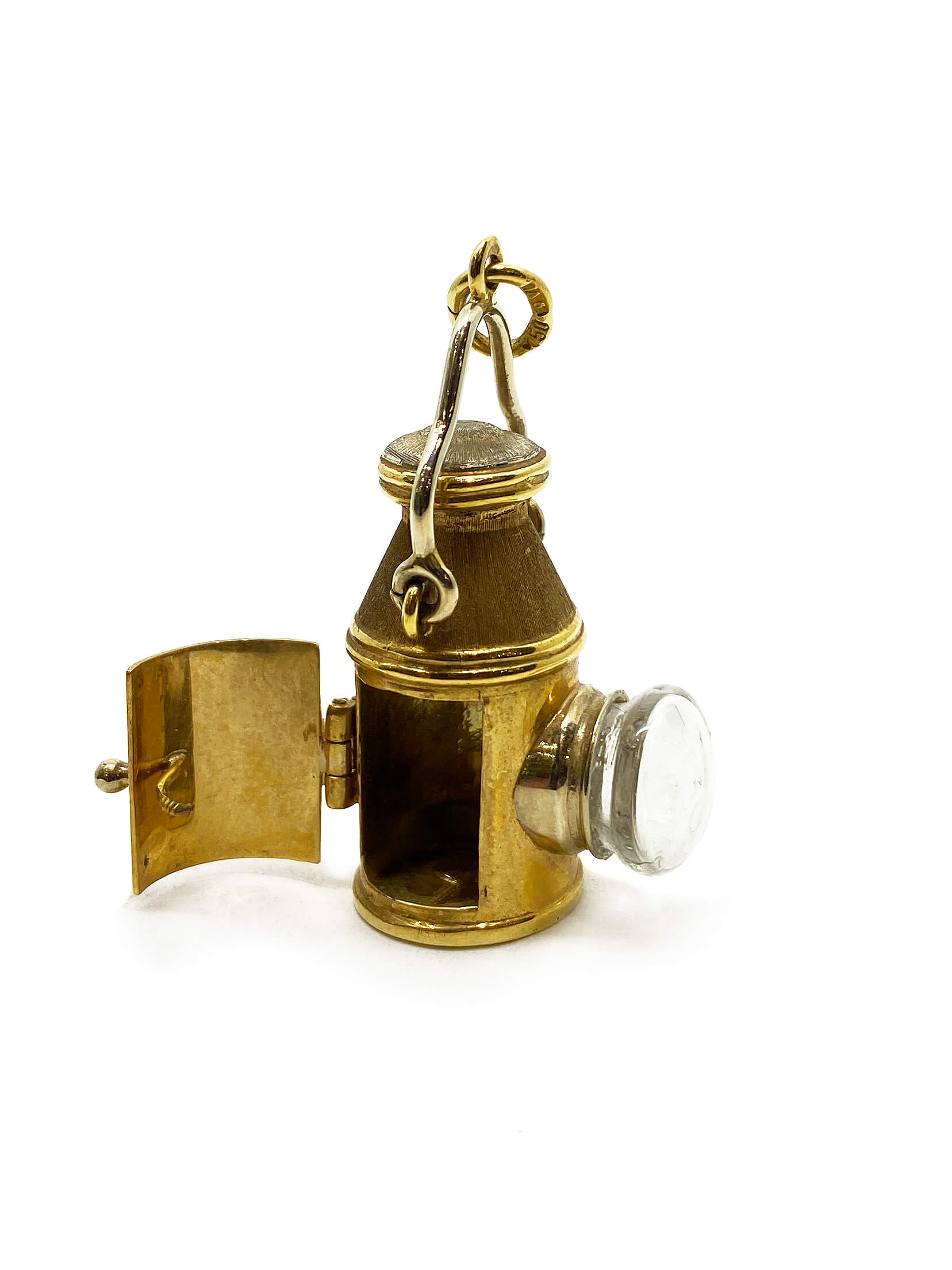 18ct Yellow Gold “Railway Lantern” Pendant