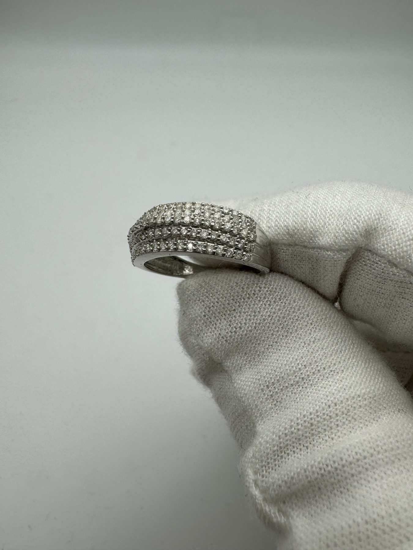 Five Row Diamond Ring